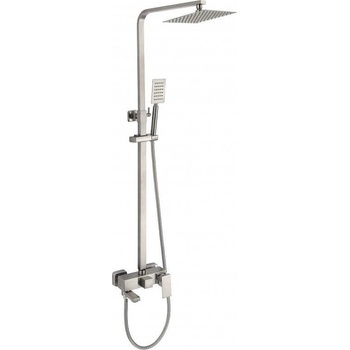 Inter Ceramic Душ система със смесител, пита, слушалка и шлаух ict 8866bs (8866bs)