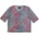 The Grateful Dead Concentric Skulls Light Blue S Дамски Риза (GRATEMCT66LLB01)