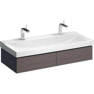 Geberit Xeno 2 - Шкафче под умивалник 120 см, със LED осветление, 2 чекмеджета, сиво 500.517. 43.1 (500.517.43.1)