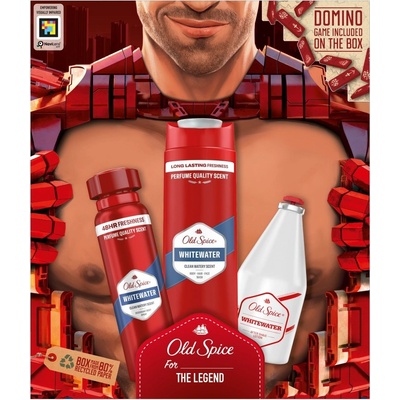 Old Spice Whitewater voda po holení 100 ml + sprchový gél 250 ml + deospray 150 ml darčeková sada