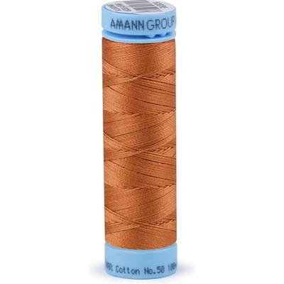 Bavlněné nitě 100 m Etiketní č.50 Triana Amann 0174 Burnt Orange