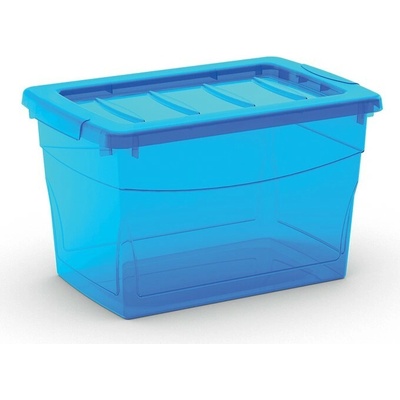 KIS Plastový úložný box Omnibox S Modrý 16 L