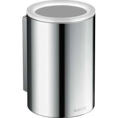 Axor Universal Circular Pohárik na kefky a pastu s držiakom, chróm/sklo 42804000