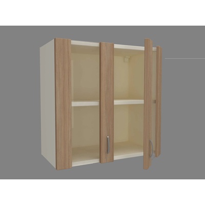 DST Кухненски модул MK-6 dst, 700/600/300, бежово и дъб амбер