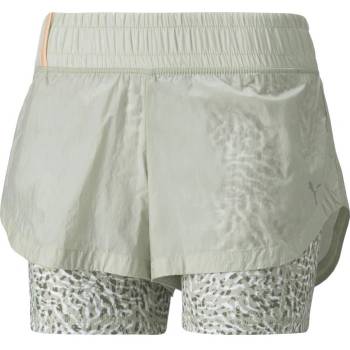 Puma běžecké šortky Marathon high waist zelená