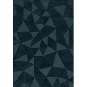 Flair Rugs Тюркоазен ръчно изработен вълнен килим 120x170 cm Shard Teal - Flair Rugs (503119373445)