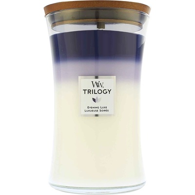 WoodWick Trilogy Evening Luxe ароматна свещ с дървен фитил 609 гр