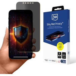 3mk Protection Протектор за iPhone 12 Pro / iPhone 12 - 3mk - Копринено матово защитно фолио - Защита на личните данни