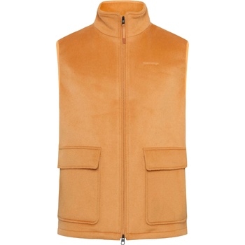 KnowledgeCotton Apparel Мъжки вълнен елек KnowledgeCotton Apparel Felted Wool Vest Merino vest - Apple Cinnamon (032-1655-0112)