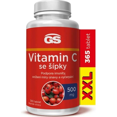 GS Vitamin C 500 mg se šípky 365 tabliety