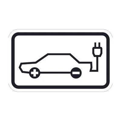 Autonabijeni.cz Dopravní značka E13 - Symbol 211 Elektromobil