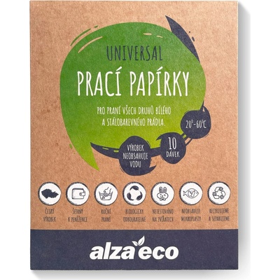 AlzaEco pracie papieriky Universal 10 praní