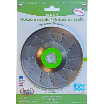 Roto Kruna rotačná rašple 125 x 22,2 x 4,0 mm ROTO12540