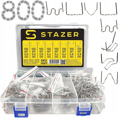 Spinky do zváračky plastov Durabuild sada 800 ks 8 typov