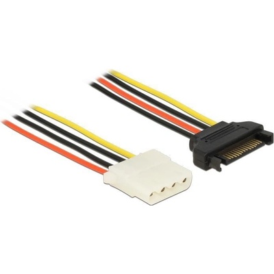 Delock Power Cable SATA 15 pin male > 4 pin female 30 cm