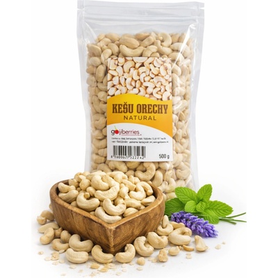 Gojiberries Kešu orechy W320 natural 500 g