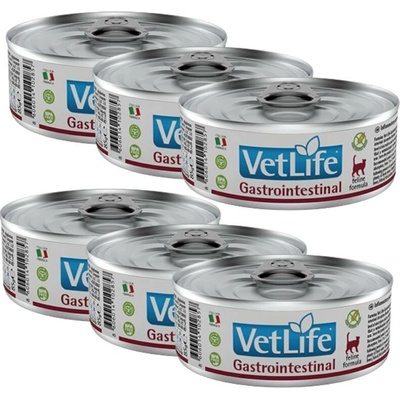 Vet Life Natural Cat Gastrointestinal 6 x 85 g