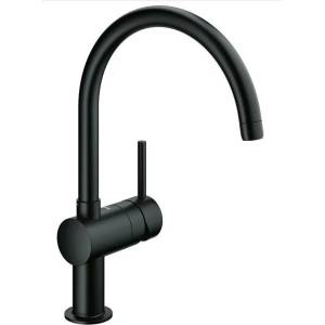 GROHE Minta кухненски смесител с едноръкохватков механизъм, матово черен (32917KS0)