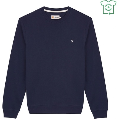 Farah Блуза Farah Men's Fulwood Organic Crew Sweatshirt - Sailor Blue