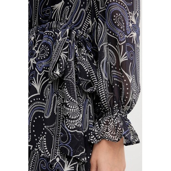 OUI Рокля oui в тъмносиньо дълга разкроена 94168 (94168)