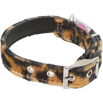 O´Lala Pets Obojek COMFORT LEOPARD