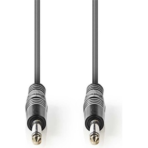 Nedis Недис COTH23000GY15 полупрофесионален аудиокабел, 2 x 6, 35 mm моно жак, дължина 1, 5 m, гъвкав (COTH23000GY15)