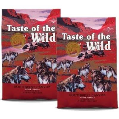 Taste of the Wild Southwest Canyon hovězí jehněčí divočák 2 x 12,2 kg