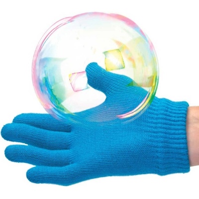 Bublifuk 56ml skákající bubliny s rukavicí na kartě