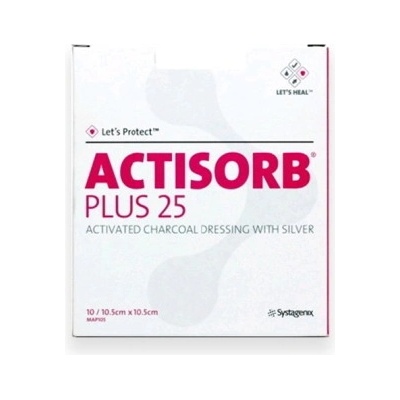 Actisorb Plus 25 10,5 x 10,5 cm 1 ks