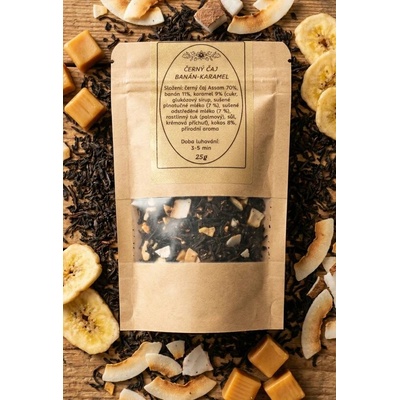 Golden Leaf Černý čaj s banánem a karamelem 25 g