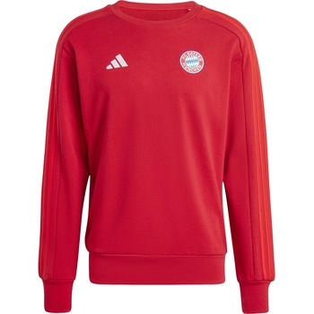 Adidas Блуза Adidas FC Bayern Munich DNA Sweatshirt 2024 2025 Adults - Red