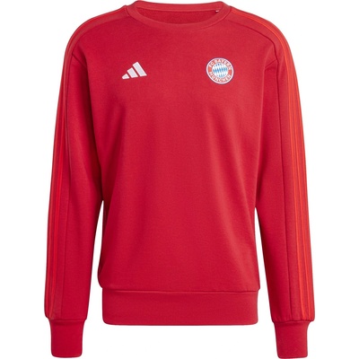 Adidas Блуза Adidas FC Bayern Munich DNA Sweatshirt 2024 2025 Adults - Red