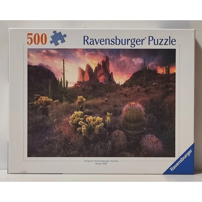 RAVENSBURGER Kaktusy za soumraku 500 dílků
