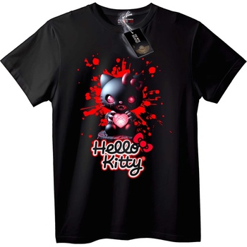 NOONEBRAND Тениска Hello Kitty готик - 5XL, White
