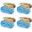 vidaXL 142652 6 m 800 kg 4 pcs