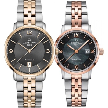 Certina Комплект часовници за двойки Certina DS Caimano C035.407. 22.087. 01-C035.007. 22.127. 01 (C035.407.22.087.01-C035.007.22.127.01)