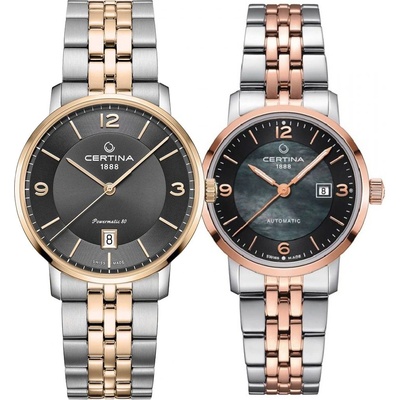 Certina Комплект часовници за двойки Certina DS Caimano C035.407. 22.087. 01-C035.007. 22.127. 01 (C035.407.22.087.01-C035.007.22.127.01)