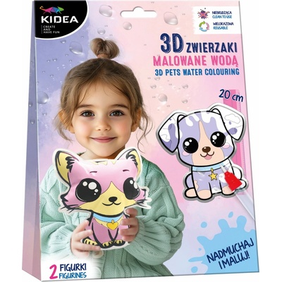 Kidea hračka maľovanie vodou 3D Zvieratá
