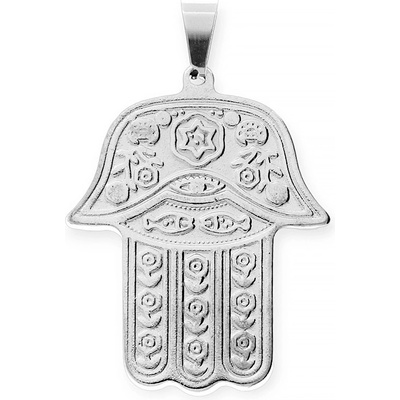 MPM Time Nerezový prívesok Hamsa striebornej SPD.70249