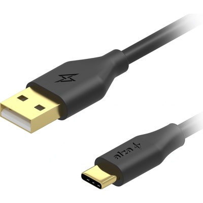 AlzaPower APW-CBCHTATC22001B Core Charge USB-A to USB-C 2.0 1m černý