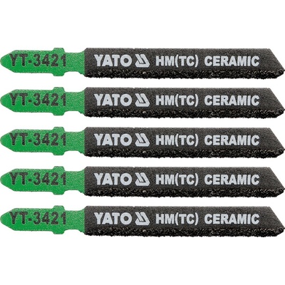 Yato pilový list do přímočaré pily na keramiku 75mm typ T 5 ks YT-3421
