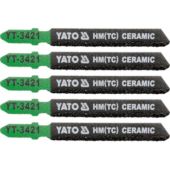 Yato pilový list do přímočaré pily na keramiku 75mm typ T 5 ks YT-3421
