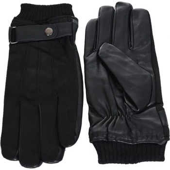 Vodo Черни велурени ръкавици за мъже (20072)
