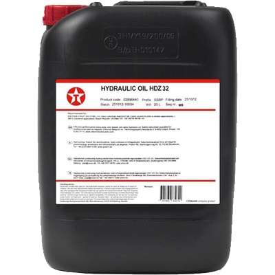 Texaco Хидравлично масло Texaco HYDRAULIC OIL HDZ 32 20L