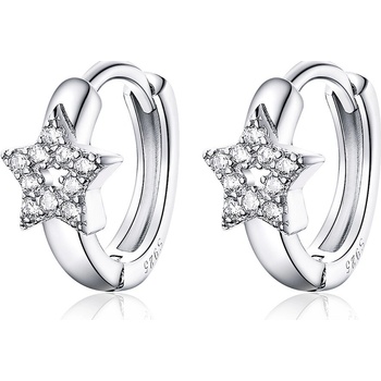 Olivie strieborné krúžky HVIEZDA 4900