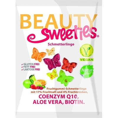 BeautySweeties Ovocné želé motýliky 125 g