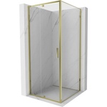 Mexen Exo-R душ кабина с панти 95 x 95 см, прозрачна, златна - 819-095-095-50-00 (819-095-095-50-00)