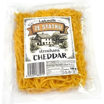 Lakmilk Cheddar strouhaný 100 g