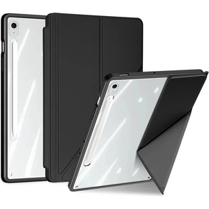 Dux Ducis Samsung Tab S10 FE Plus WIFI DUX DUCIS DUCIS MAGI ORIGAMI калъф с кожен ефект, активен FLIP, поставка за молив, BLACK GP-169346 (GP-169346)