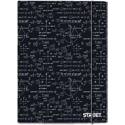STREET Папка с ластик Street Math A4, 1 cm (31155-А-MATH)
